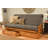 Stratford Full 79" Futon Frame and Mattress with Drawer Set-1607813741-1607813733