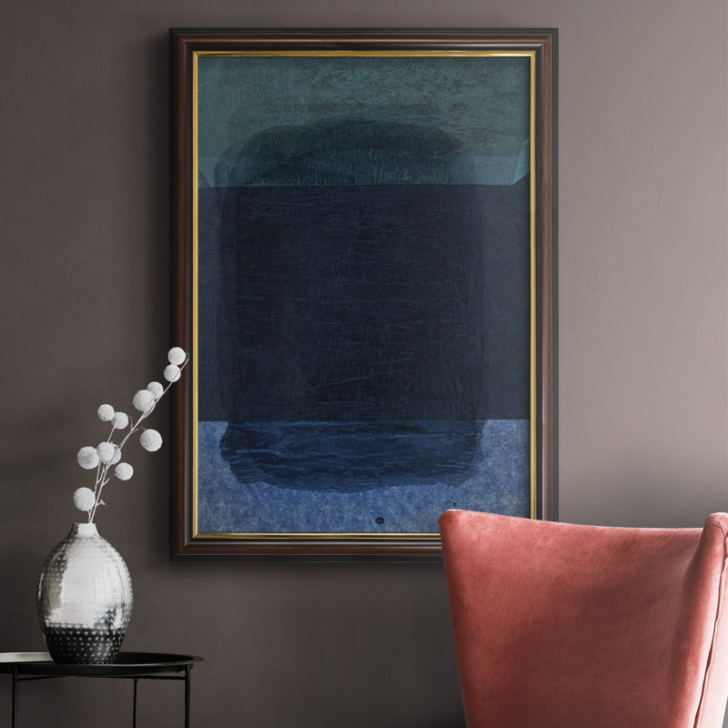 «Souvenir de Rothko II», toile encadrée de qualité supérieure - prête à être accrochée, H 27 po x l 18 po x P 2,5 po