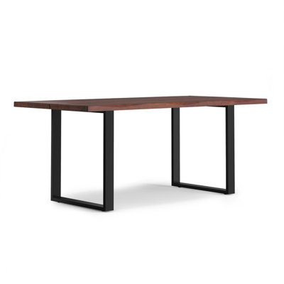 Fieldcrest Dining Table In Dark Walnut