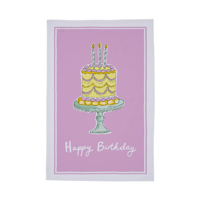 Happy Birthday Tea Towel Kitchen Towel