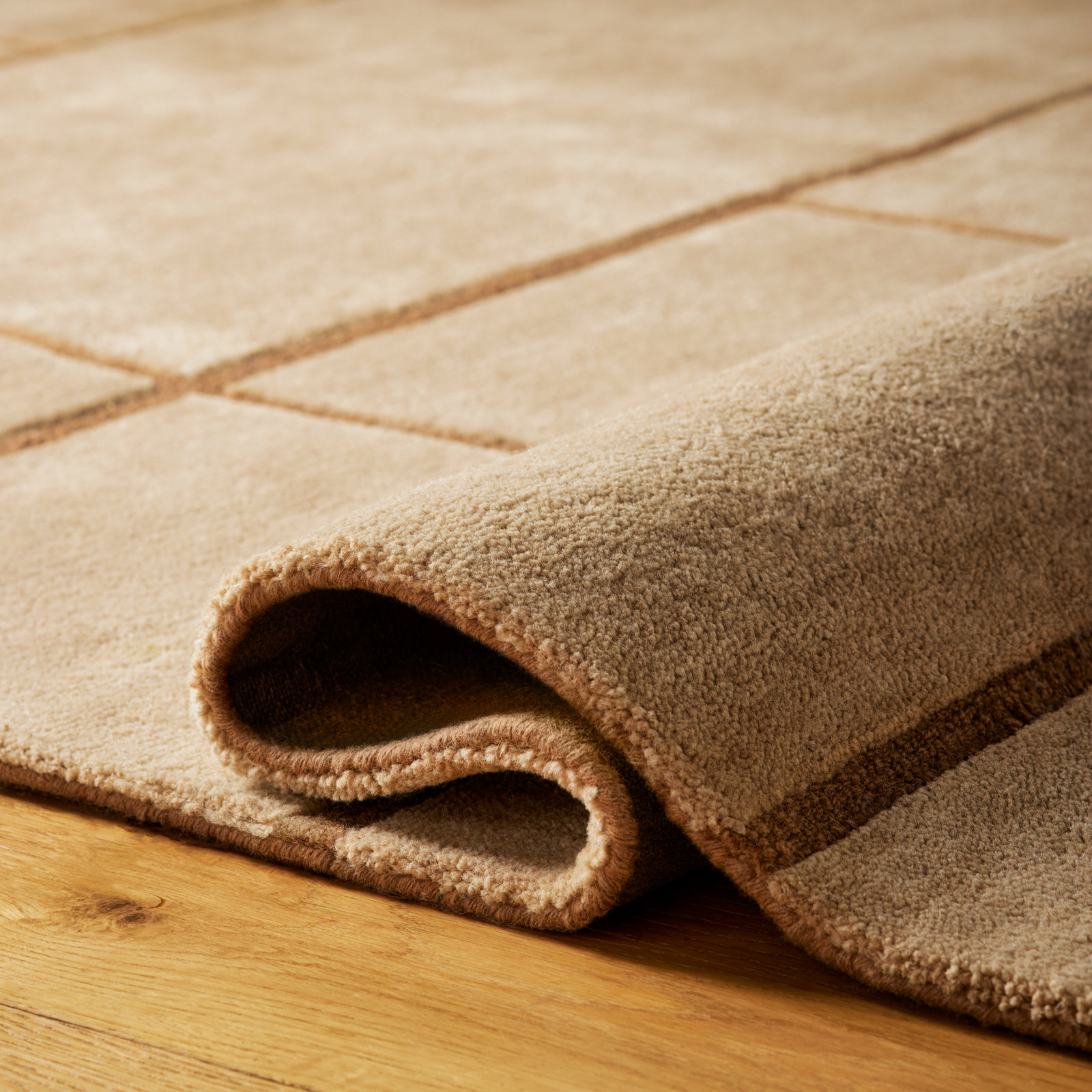 Hand-Tufted Wool Rug, 2'x3', Neutral