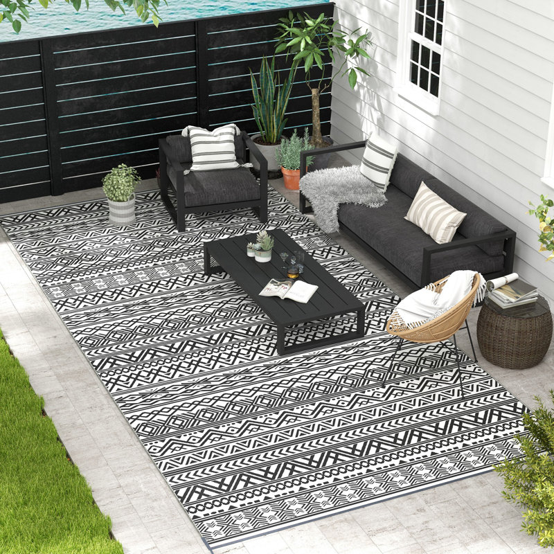 Tapis d'extérieur réversible Outsunny