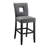 Upholstered Counter Stool with Solid Wood Frame-60046787