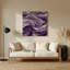 Art abstrait abstrait en métal mauve 65-1371957033