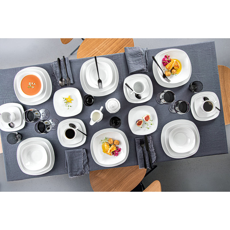 Aloma 30 Piece Dinnerware Set, Service for 6