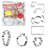 CookieCutter.com 6 -Piece Non-Stick Cookie Cutter