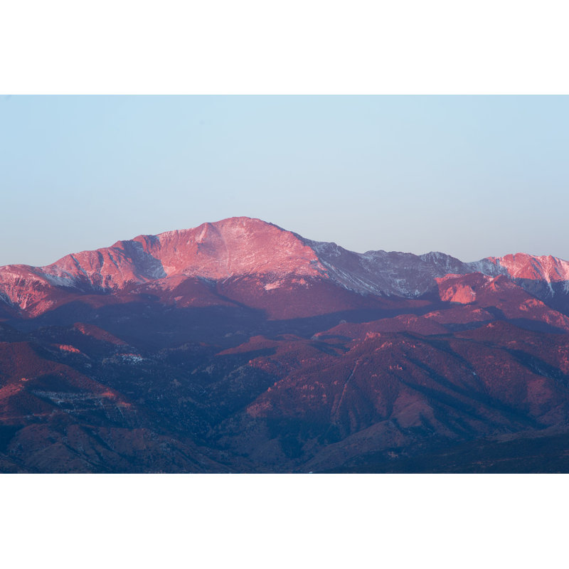 Pikes Peak - Photographie sur toile tendue, H 32 po x l 48 po