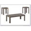 Ensemble de tables sophistiquées 3 pièces avec tables basses, tables de bout et tables d'appoint pour un décor de salon moderne