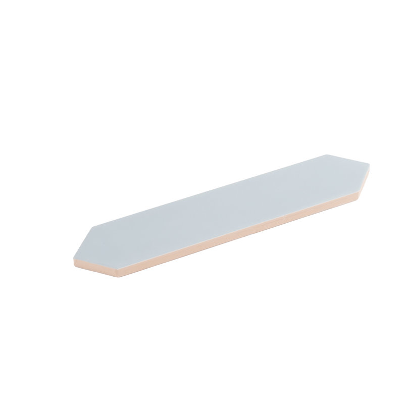 Piquet 2 in. x 10 in. Matte Ceramic Tile, Stone Blue