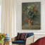 Fleurs dans un vase - toile tendue par Pierre-Auguste Renoir-357367220