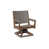 Driftwood Gray Top/Antique Mahogany Base