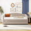 Lit de jour rembourré de style moderne simple avec deux tiroirs-6413977