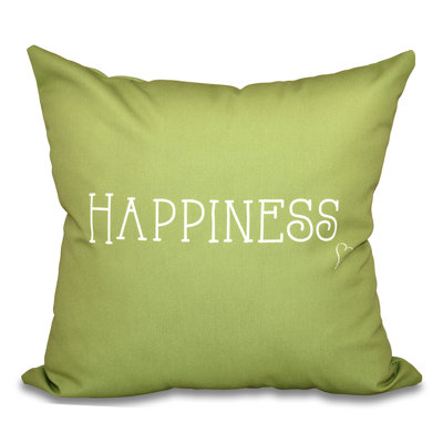 Housse de coussin carrée Happiness
