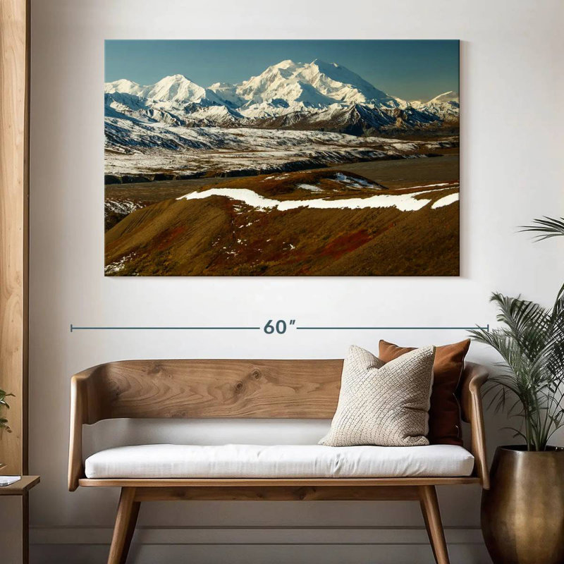 Alvord Denali Snow Mountain, 34" H x 51" W