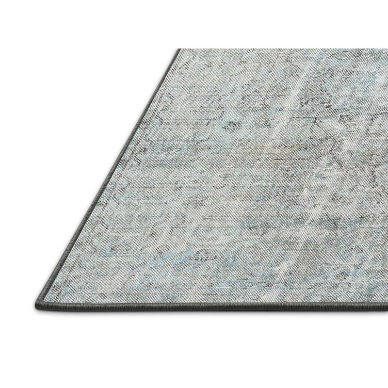 Tapis gris zone contemporaine, Rectangle 5 pi x 7 pi