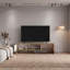 Meuble télé 65 po Noe Velmora - Console de télévision moderne avec tablettes de rangement ouvertes-1756380843