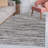 Bonnyrigg Loom Modern Strie' Black/Gray Rug-2010968233
