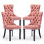 Chaises de salle à manger, chaise de salle à manger rembourrée haut de gamme avec anneau clouté-511006614-511006611-531111163