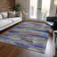 Tapis rectangulaire Aleighna avec envers antidérapant-980470460