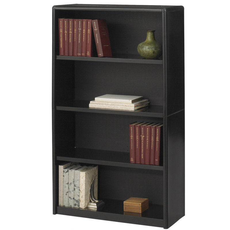 Value Mate Series Standard Bookcase, Black, (6 Shelves) 80" H x 32" W x 14" D