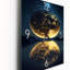 Pleine lune dorée Dream By Night Shore I - Horloge murale plage-99638945