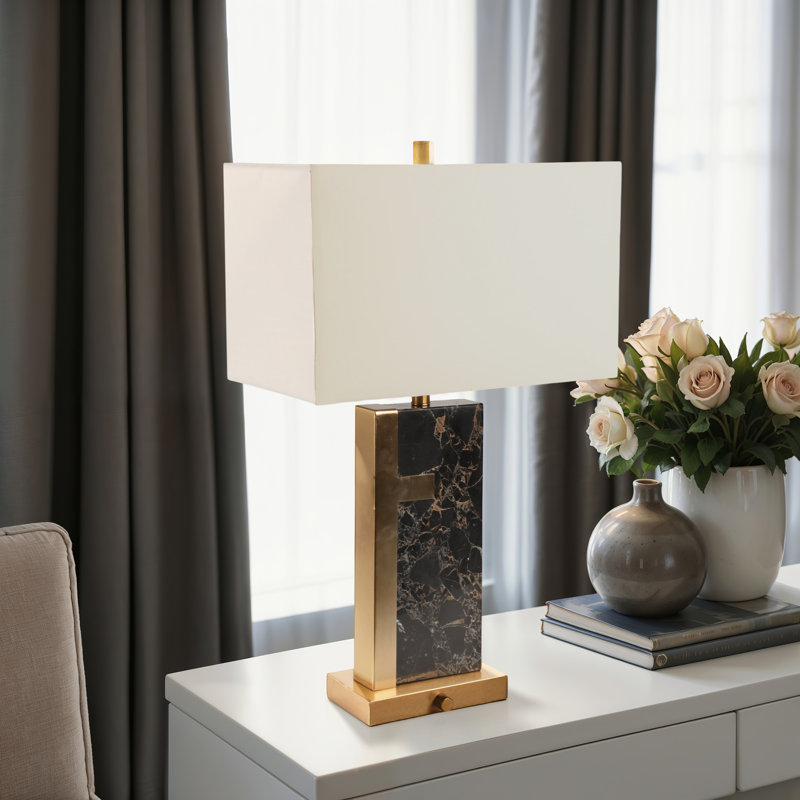 26" Musto Marble Table Lamp