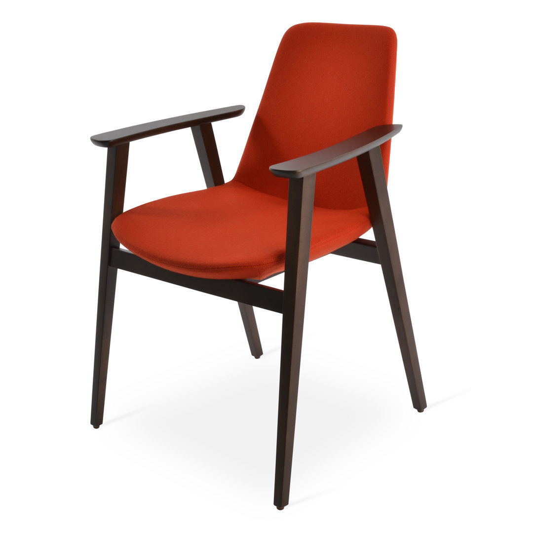 Eiffel Guest Wood Arm Chair sohoConcept Upholstery 