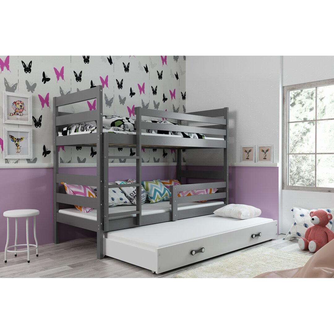 Kinderbett Sarina mit Ausziehbett und Schublade