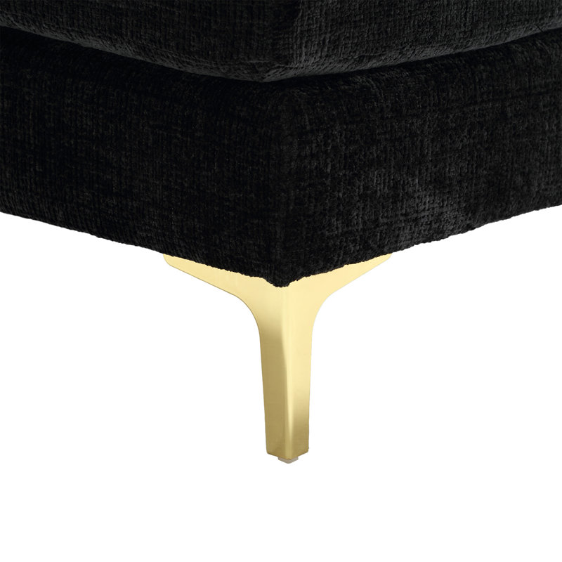 4 Seater Corner Sectional, Black