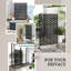 Sexton 198cm H x 122cm W Steel Fence Panels