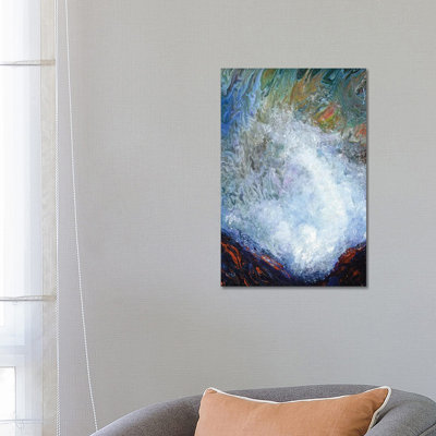 Spouting Horns At Depoe Bay by Laura Iverson - Wrapped Canvas Gallery-Wrapped Canvas Giclée