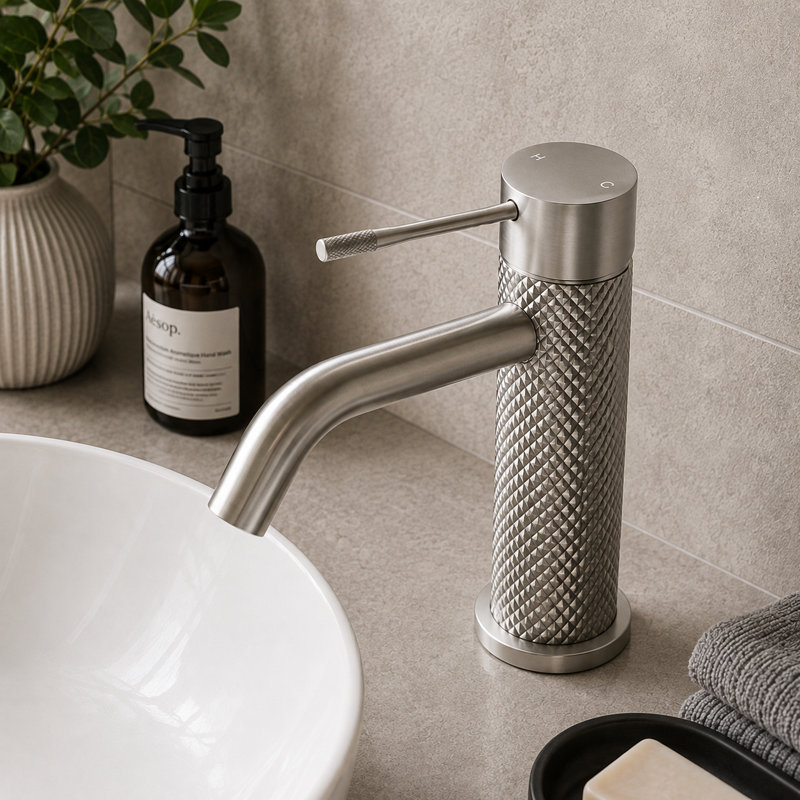  Madrid Mono Basin Mixer with Waste, Nickel