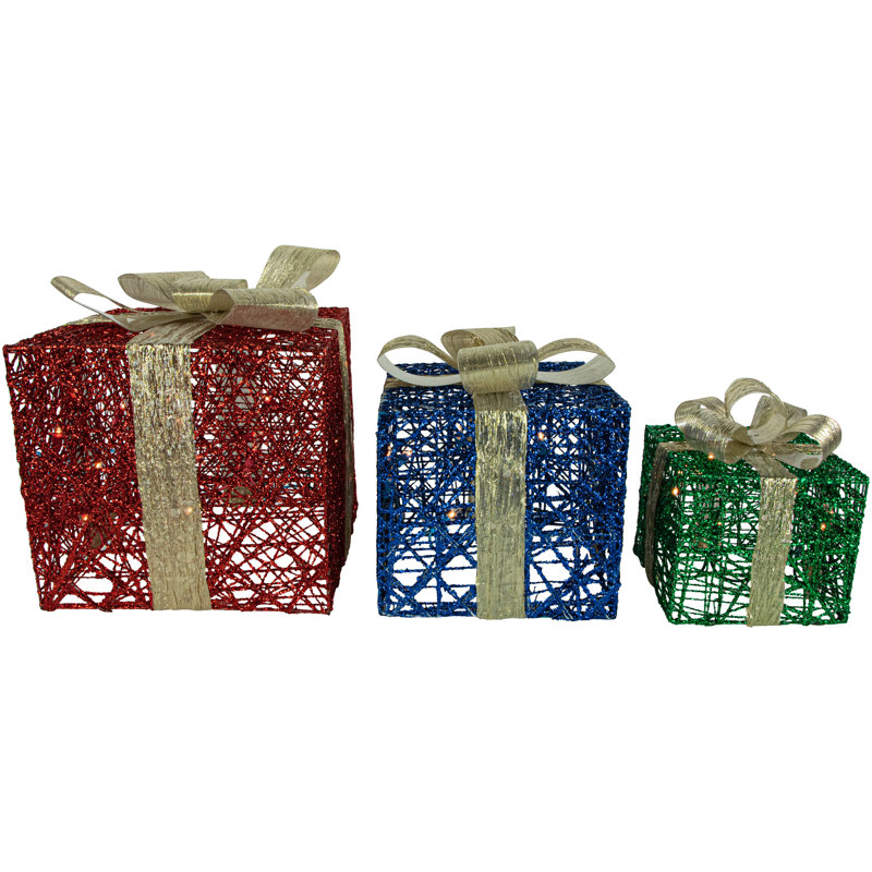 Boîte-cadeau de Noël 3 pièces