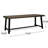 Outdoor Table With Modern Industrial Touch - Grey+Black Patio Built