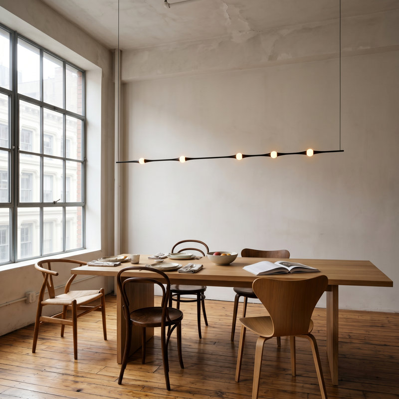 Luminaire suspendu horizontal Dew 5