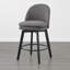 Tabouret de comptoir pivotant rembourré Mckenli-54327503-54327496