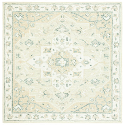 Tapis en laine et coton touffeté à la main Dalewood