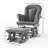 Cozy Glider Rocker and Ottoman-1756965211