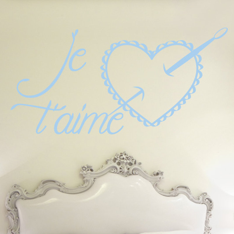 Wall Decal, Light Blue, Large