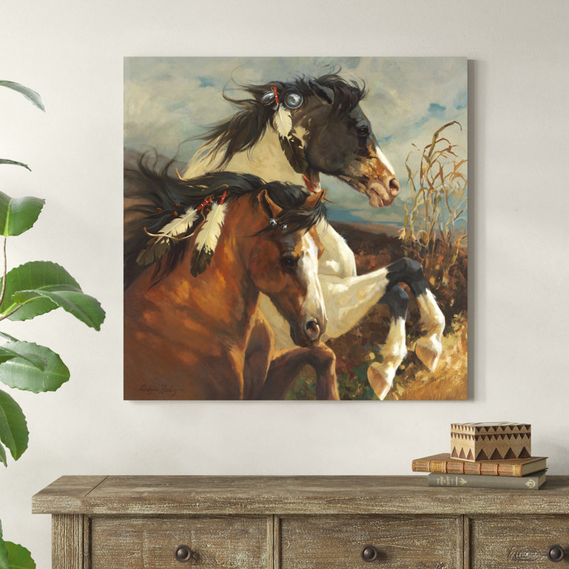 " Wind Voyager " Painting Print, 36" H x 36" W x 1.25" D