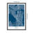 Seattle Map by Jake Goossen Framed Canvas Wall Art Print