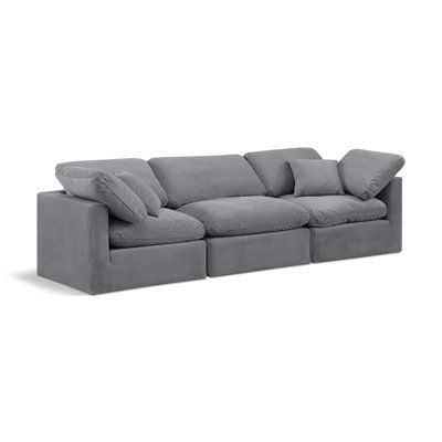 Itala 105'' Velvet Sofa