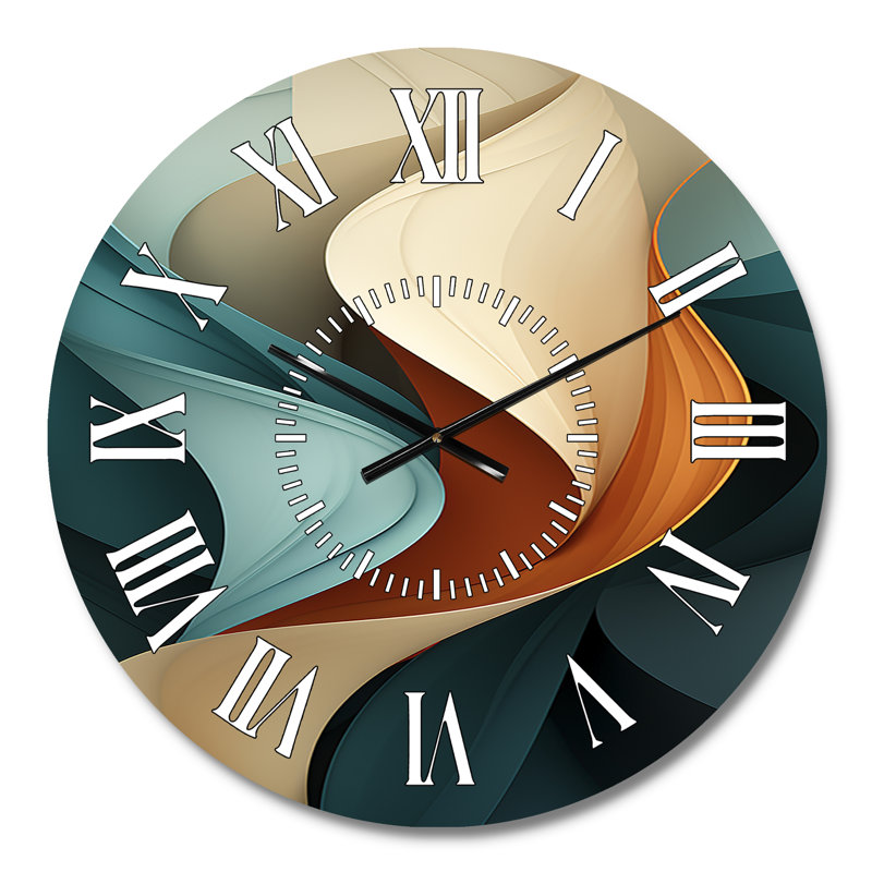 Horloge murale Teal, Médium