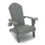 Chaise Adirondack d'extérieur en PEHD LuXeo Westwood-66400669
