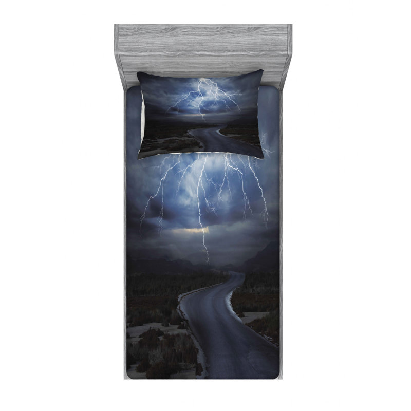 Microfiber Sheet Set, Twin XL Sheet Set with Fitted Sheet