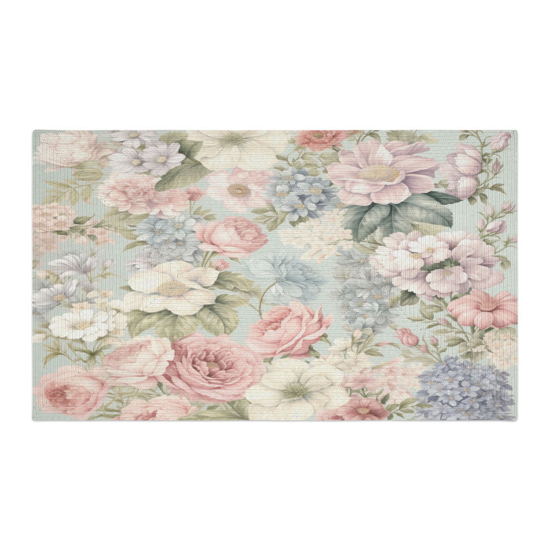 Tapis tressé Dreamy Petals, Rectangulaire 3 pi x 5 pi