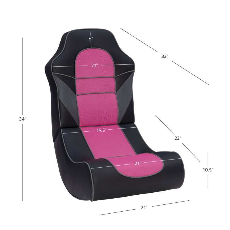 Beiler Gaming Rocker, Pink