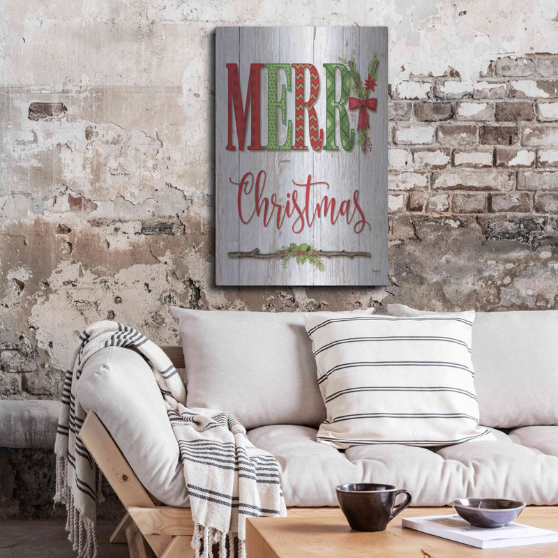 «Merry Christmas» par Mollie B, métal, H 36 po x l 24 po