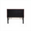 Lit tapissier ajustable capitonné simple avec support central pour chambre à coucher et lin rose chaud