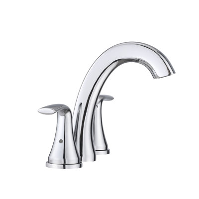 8 in. Widespread Double-Handle High-Arc Bathroom Faucet